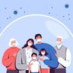 illustration of a family suffering from pandemic: a short story on covid
